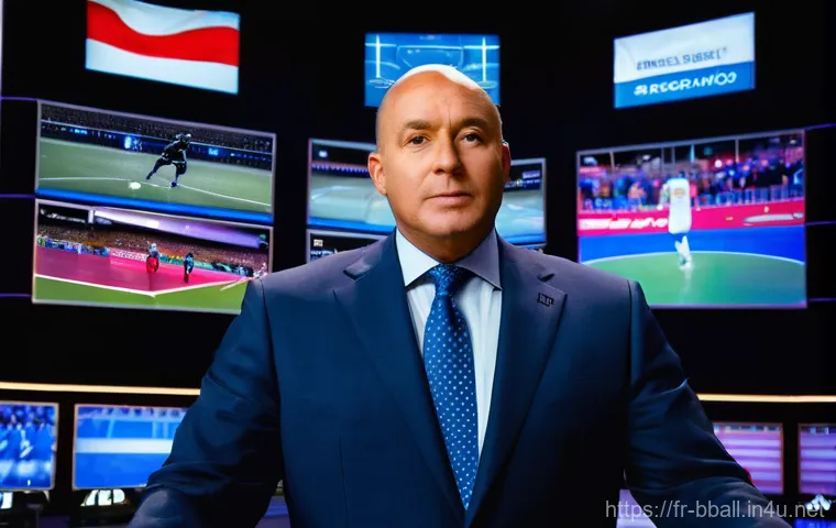 농구 올림픽 경기 해설 - **Prompt:** A dynamic, wide shot of a modern sports broadcast booth during an Olympic basketball gam... 농구 올림픽 경기 해설 - **Prompt:** A dynamic, wide shot of a modern sports broadcast booth during an Olympic basketball gam...